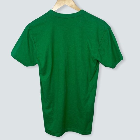 Next Level St. Patrick’s Day Clover Tee Toledo Size Small Green Short Sleeve Top - Picture 2 of 8
